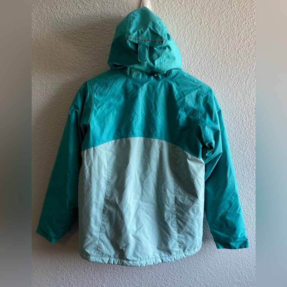 Columbia Outgrown Omni-Tech Waterproof Nylon Girls Coat Size L - Picture 2 of 12